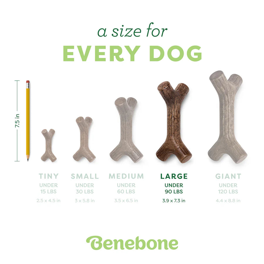 Benebone Bacon Stick Dog Chew Toy