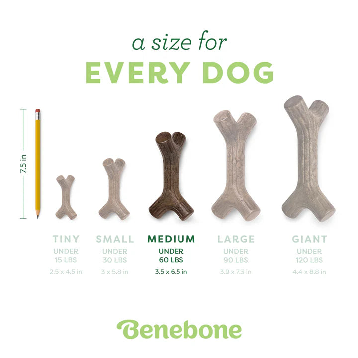 Benebone Bacon Stick Dog Chew Toy