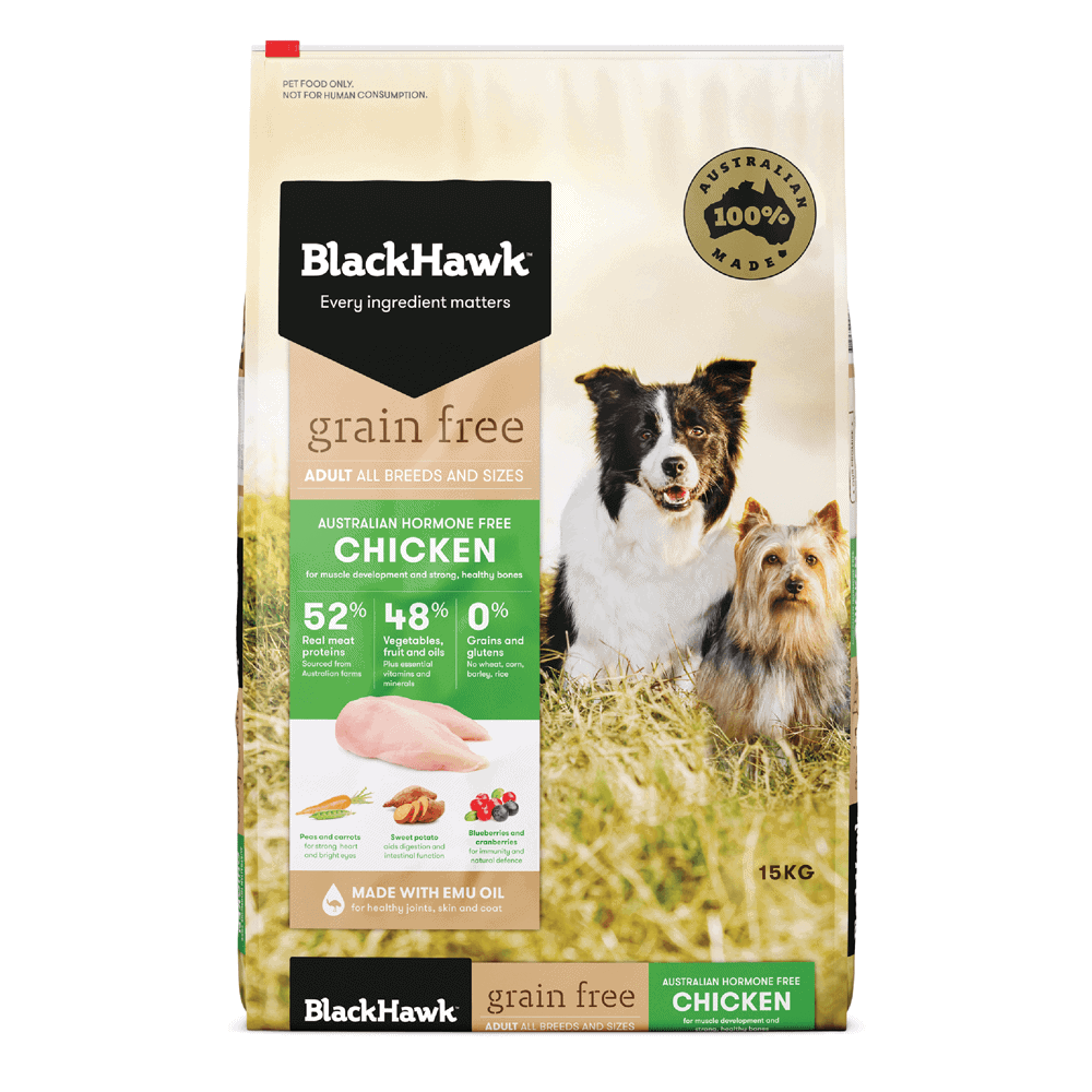 Black Hawk Grain Free Chicken for Adult Dogs