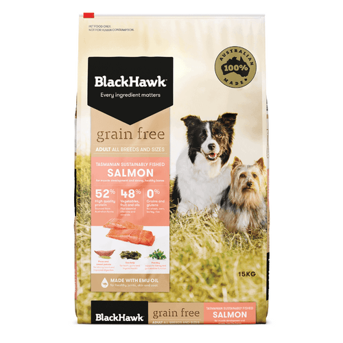 Black Hawk Dog Grain Free Salmon