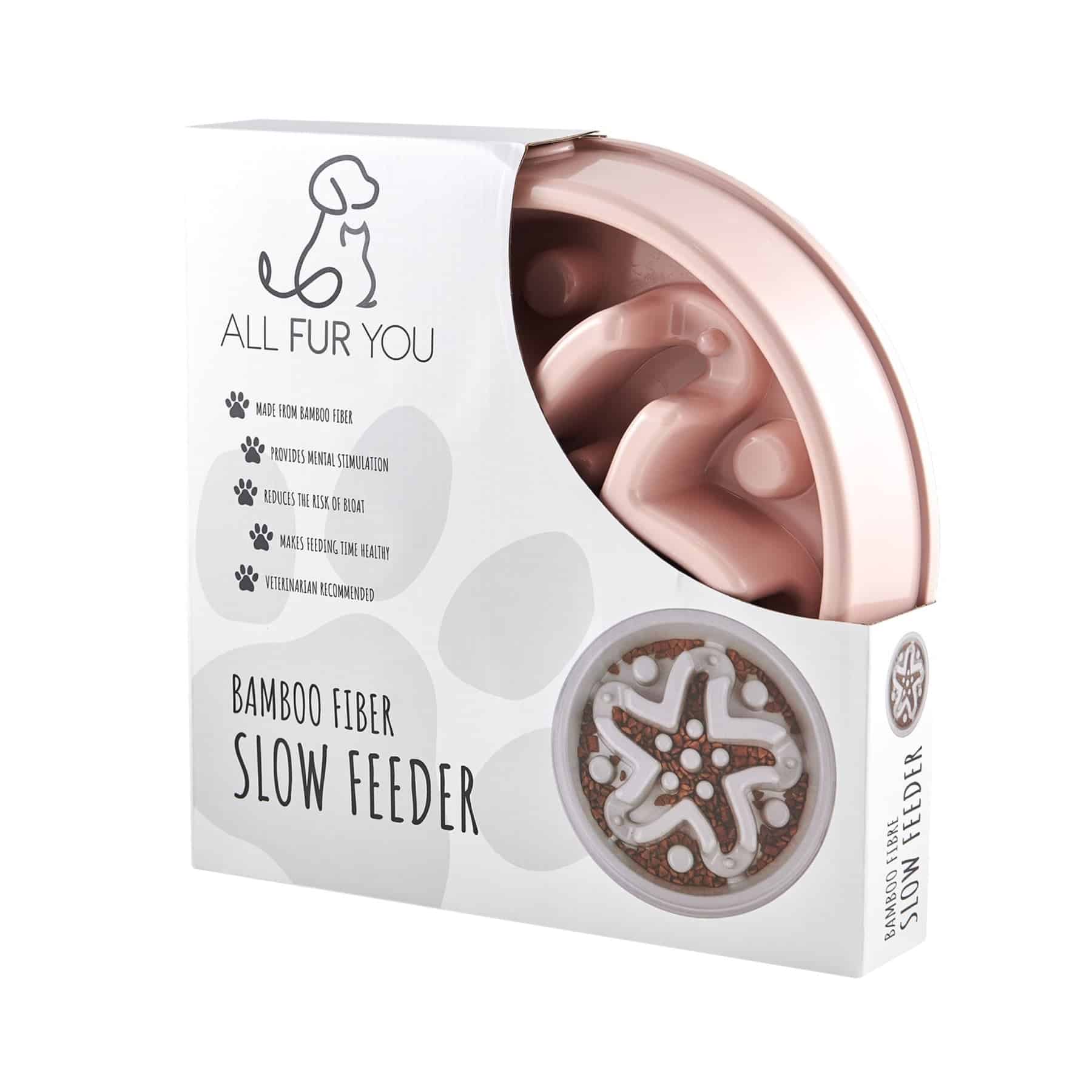 All Fur You Dog Bamboo Feeder Bowl