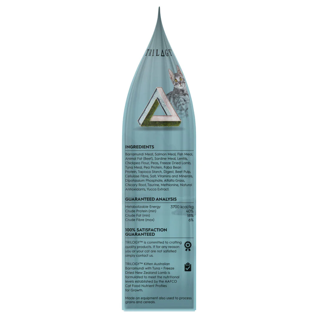 Trilogy Kitten Dry Food Barramundi with Pacific Island Tuna