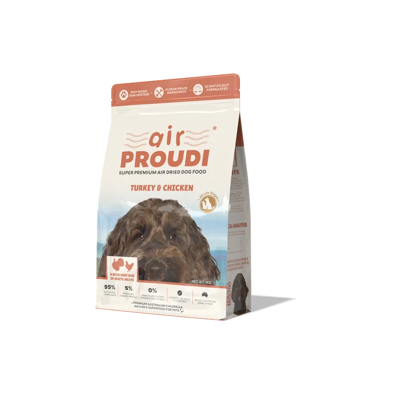Proudi Premium Air-dried Turkey and Chicken Dog Food