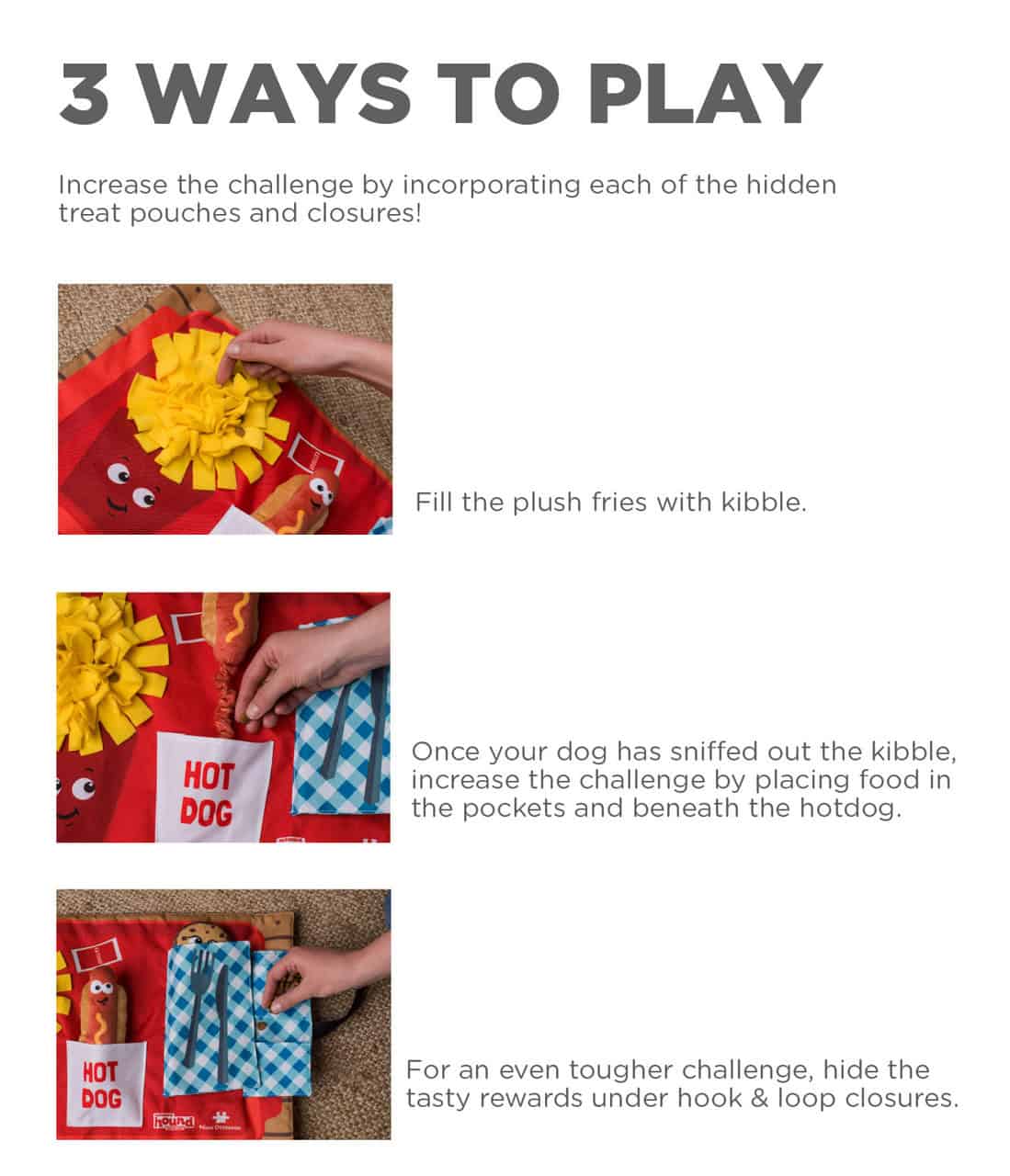 Nina Ottosson Dog Activity Matz - Fast Food Fun