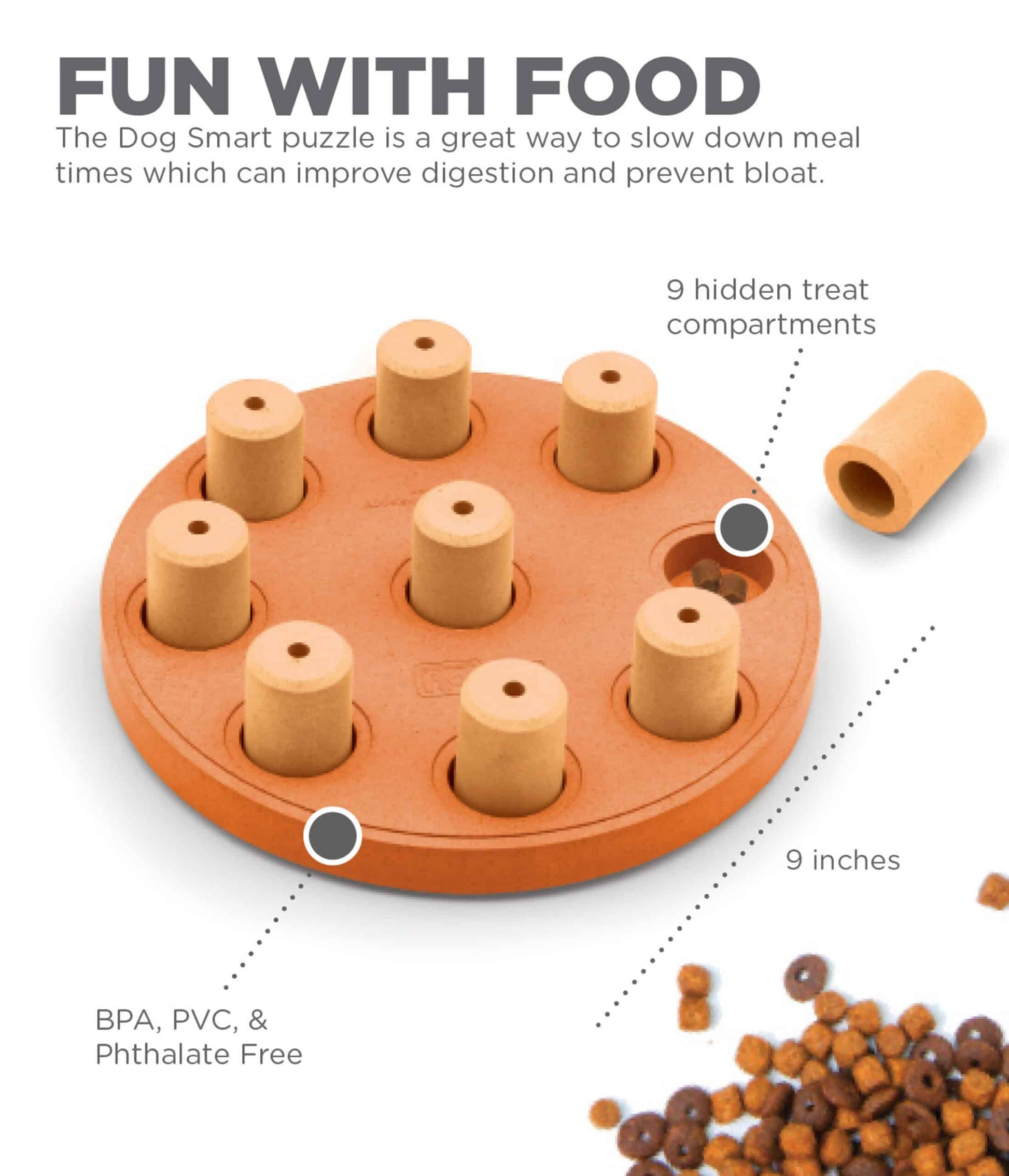 Nina Ottosson Dog Smart Composite Interactive Treat Puzzle Dog Toy