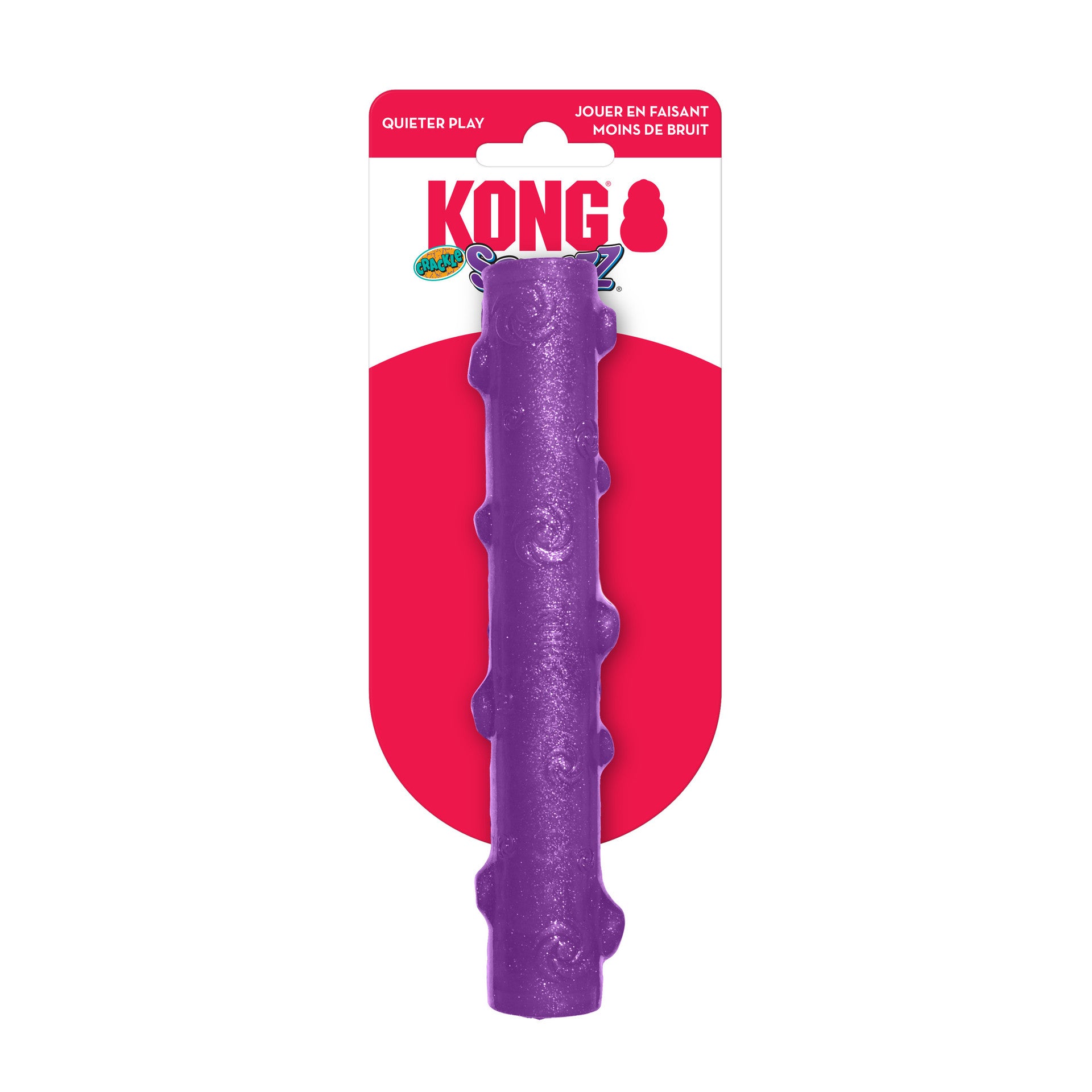 Kong Squeezz Crackle Stick Dog Toys - Assorted Colors