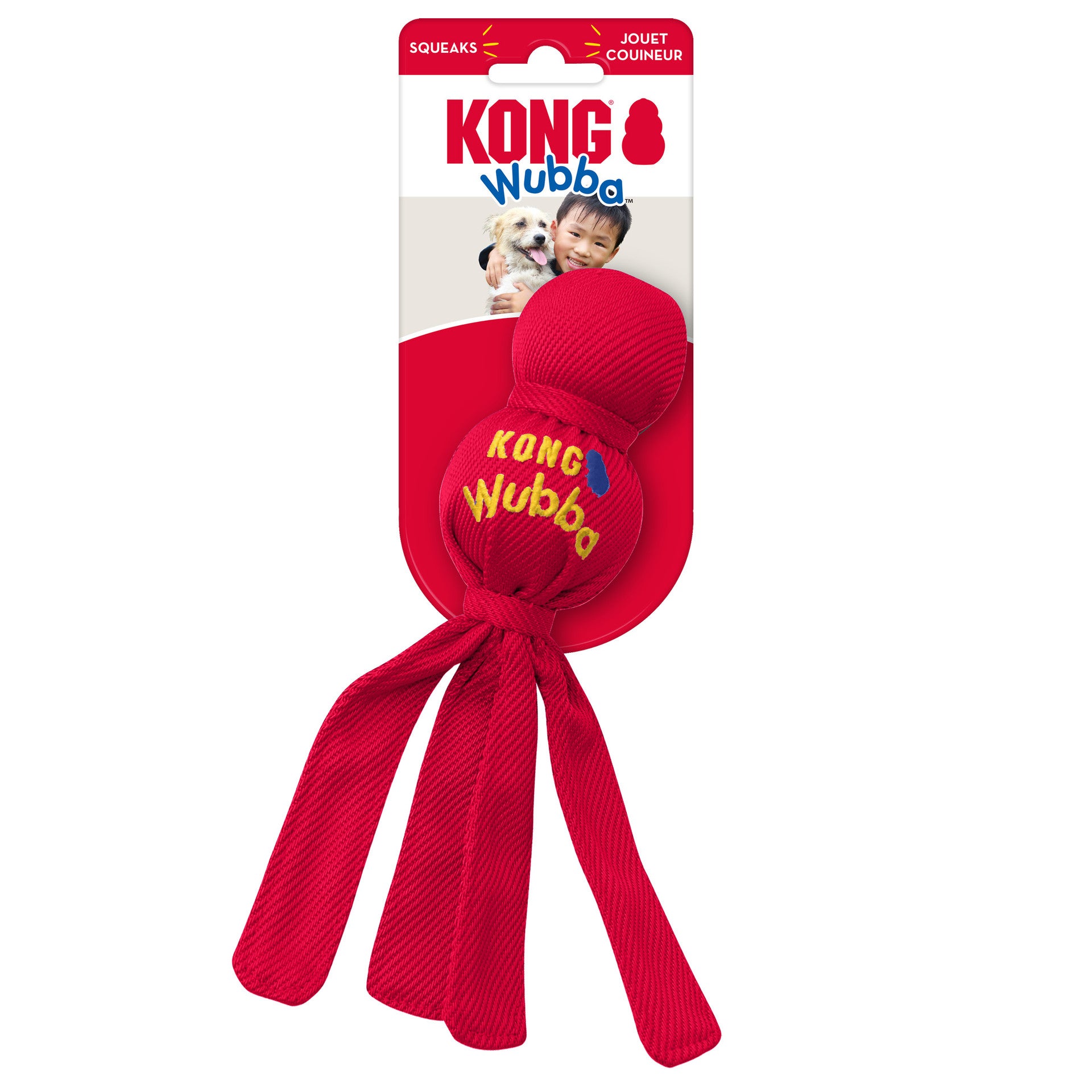 Kong Wubba Dog Toys - Assorted Colour