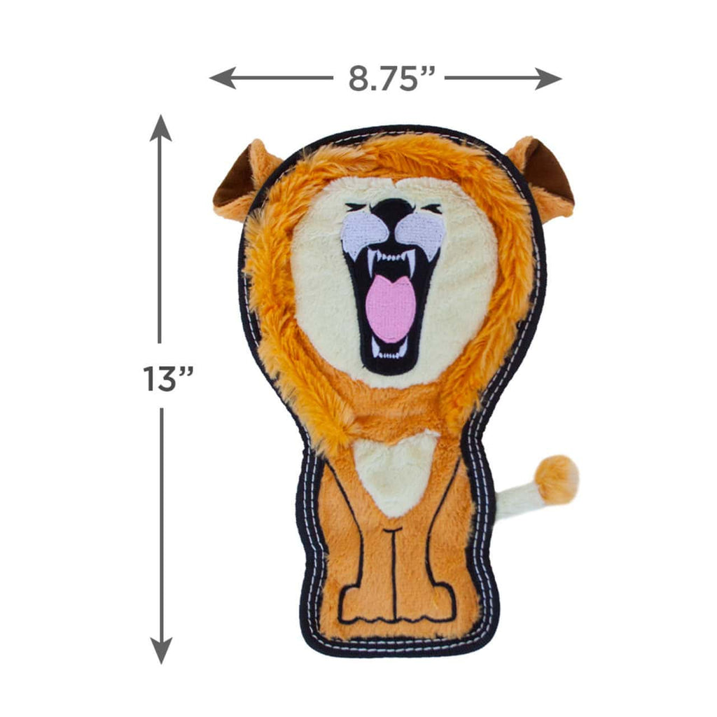 Outward Hound Dog Tough Seamz Lion Dog Toy - Tan