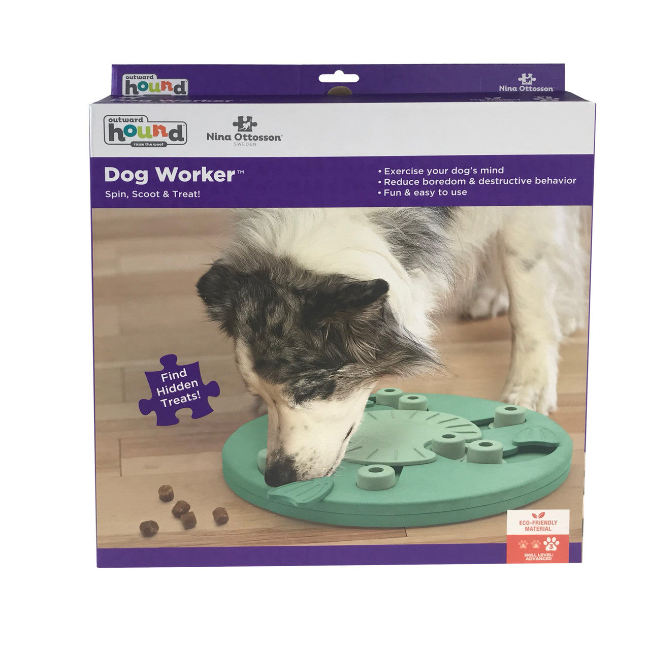Nina Ottosson Dog Worker Interactive Treat Puzzle Dog Toy