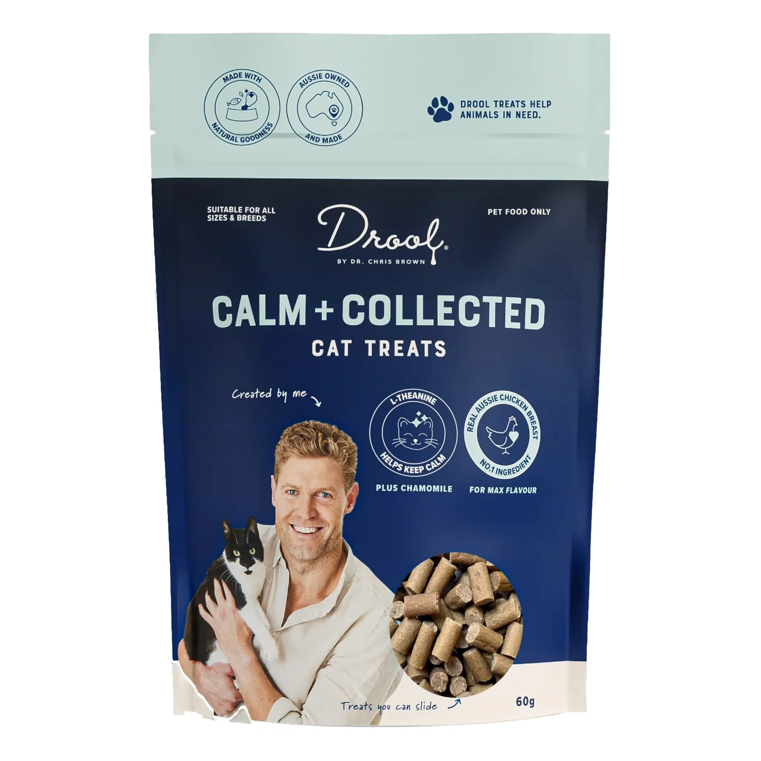 Drool Calm and Collected Cat Treats 110g