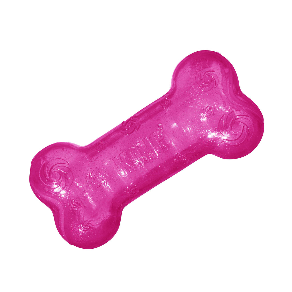Kong Squeezz Crackle Bone Dog Toys - Assorted Colors