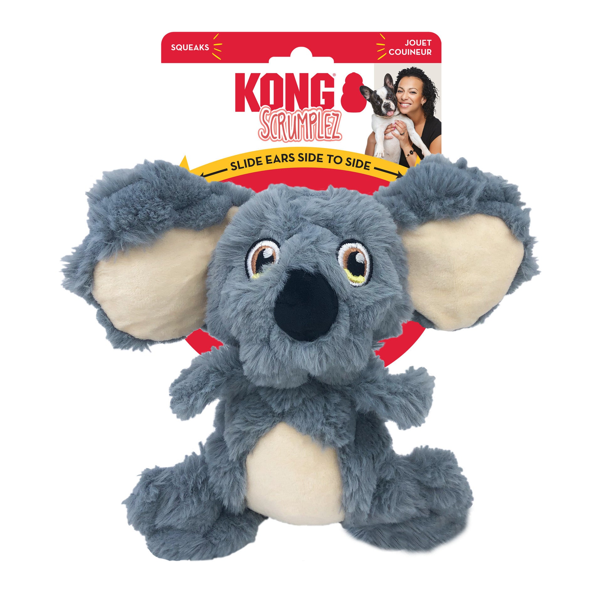 Kong Dog Toy  Scrumplez Koala Medium