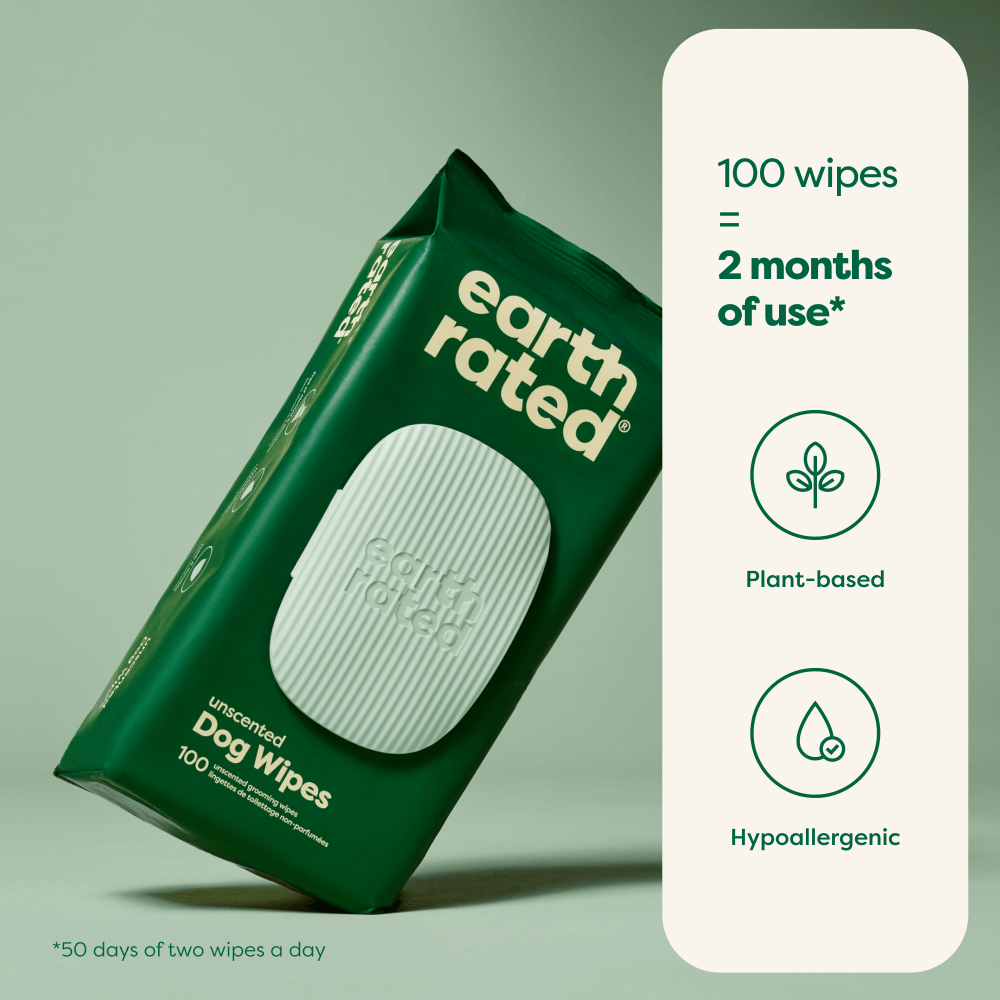 Earth Rated 100 Dog Wipes