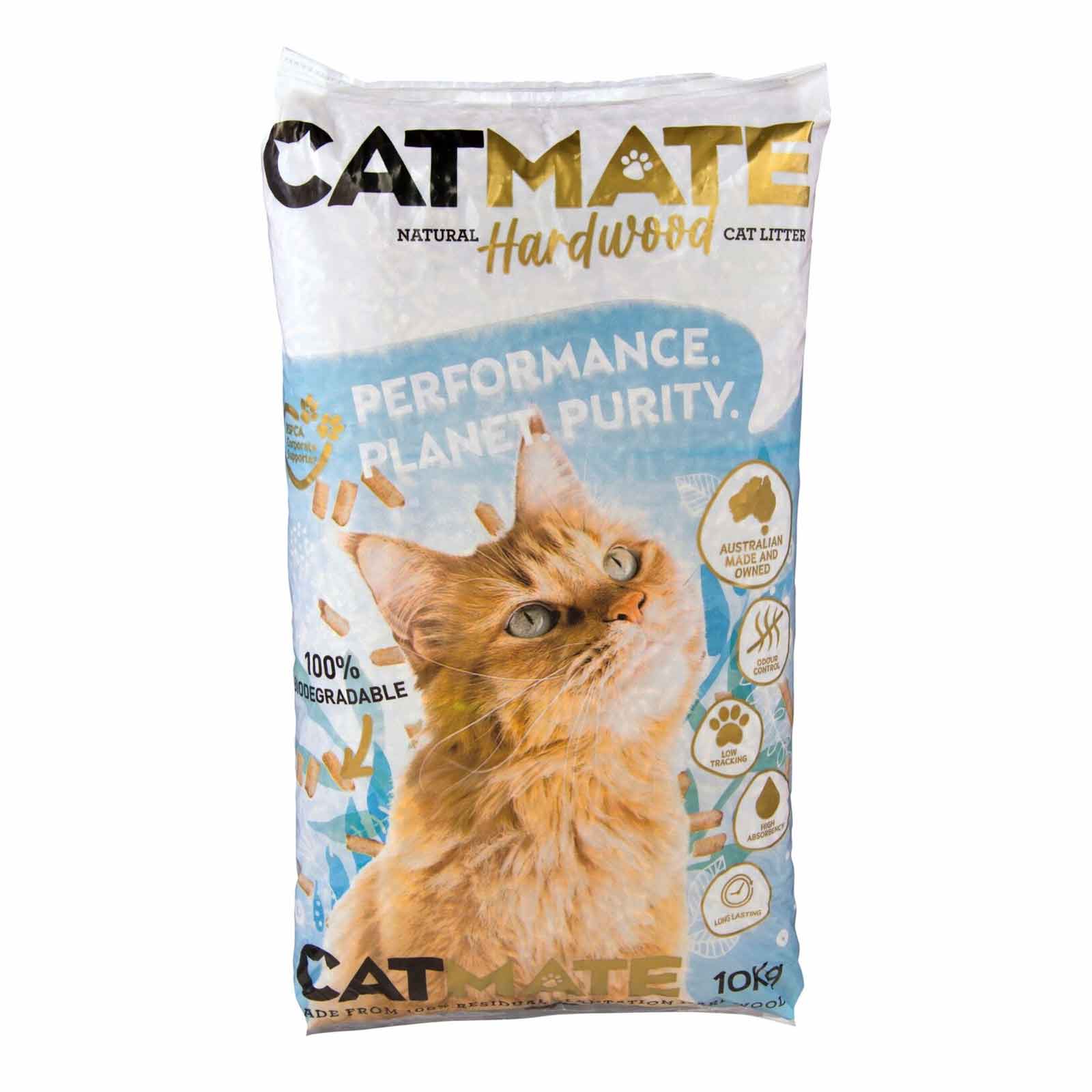 Catmate Hardwood Pellet Litter 10kg For Cats