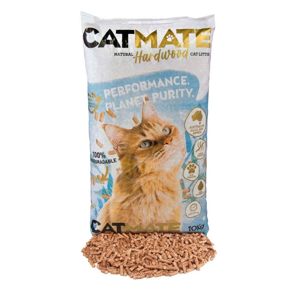 Catmate Hardwood Pellet Litter 10kg For Cats