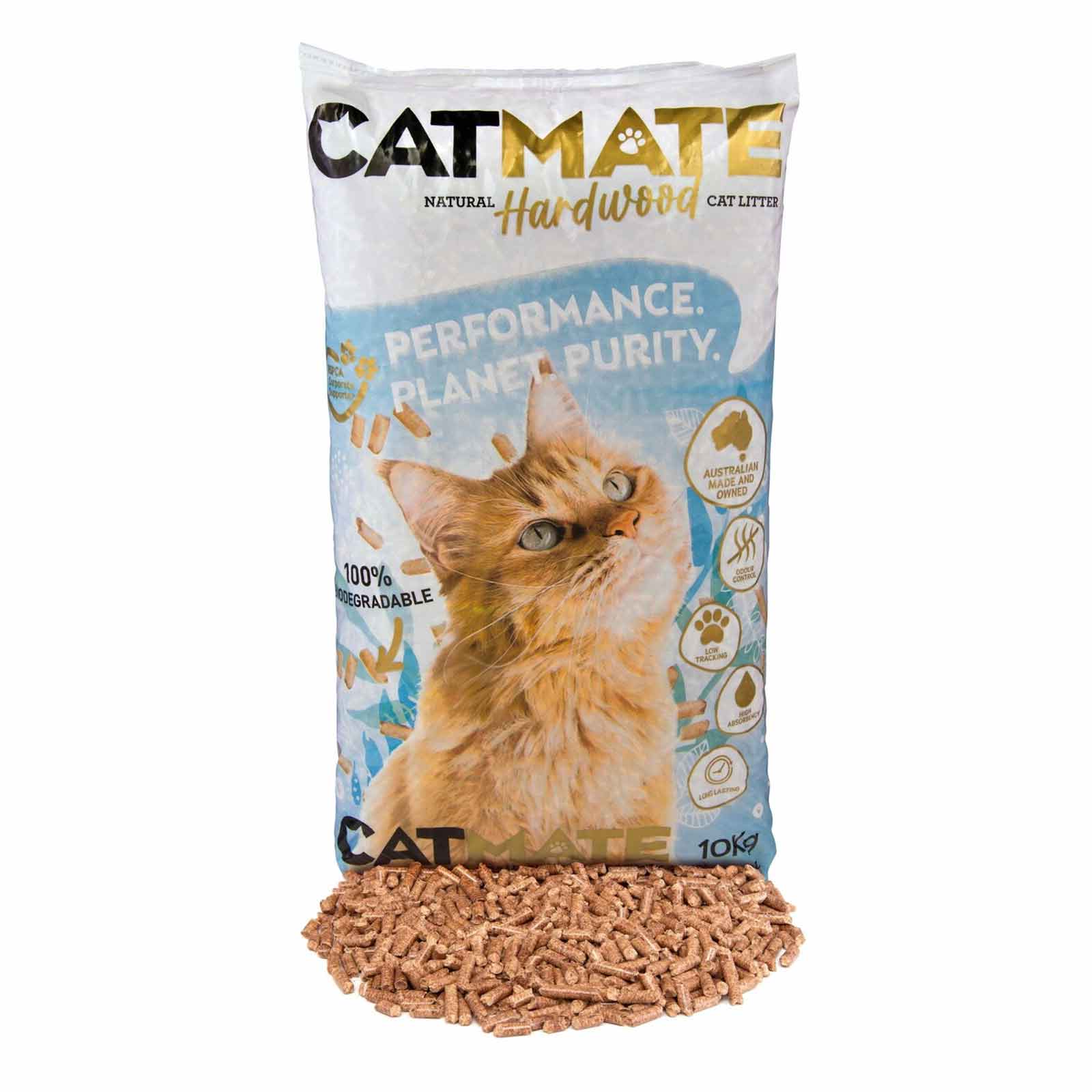 Catmate Hardwood Pellet Litter 10kg For Cats