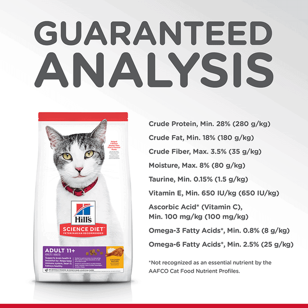 Hills Science Diet Dry Cat Food Senior 11+