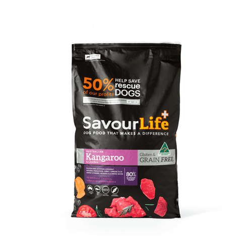 SavourLife Adult Dog Grain Free Australian Kangaroo & Chicken 10Kg (Expiry 8 Oct 2026)