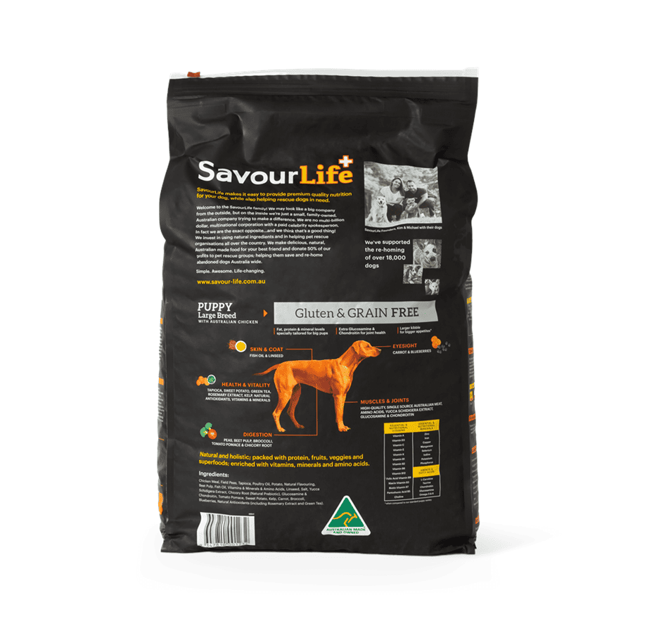 SavourLife Large Breed Puppy Grain Free Australian Chicken 15kg