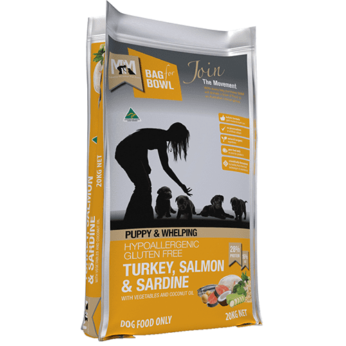 Meals For Mutts Turkey, Salmon & Sardine Gluten Free Dry Food for Puppies