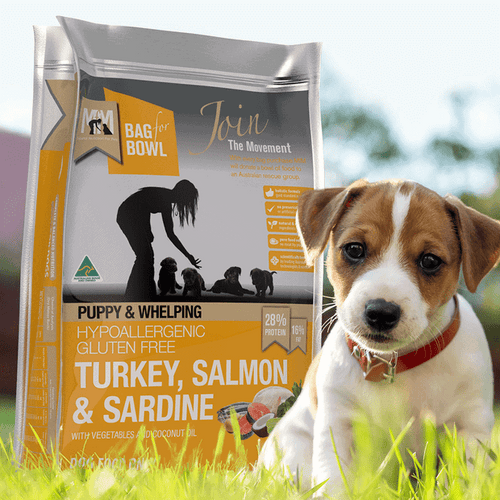 Meals For Mutts Turkey, Salmon & Sardine Gluten Free Dry Food for Puppies