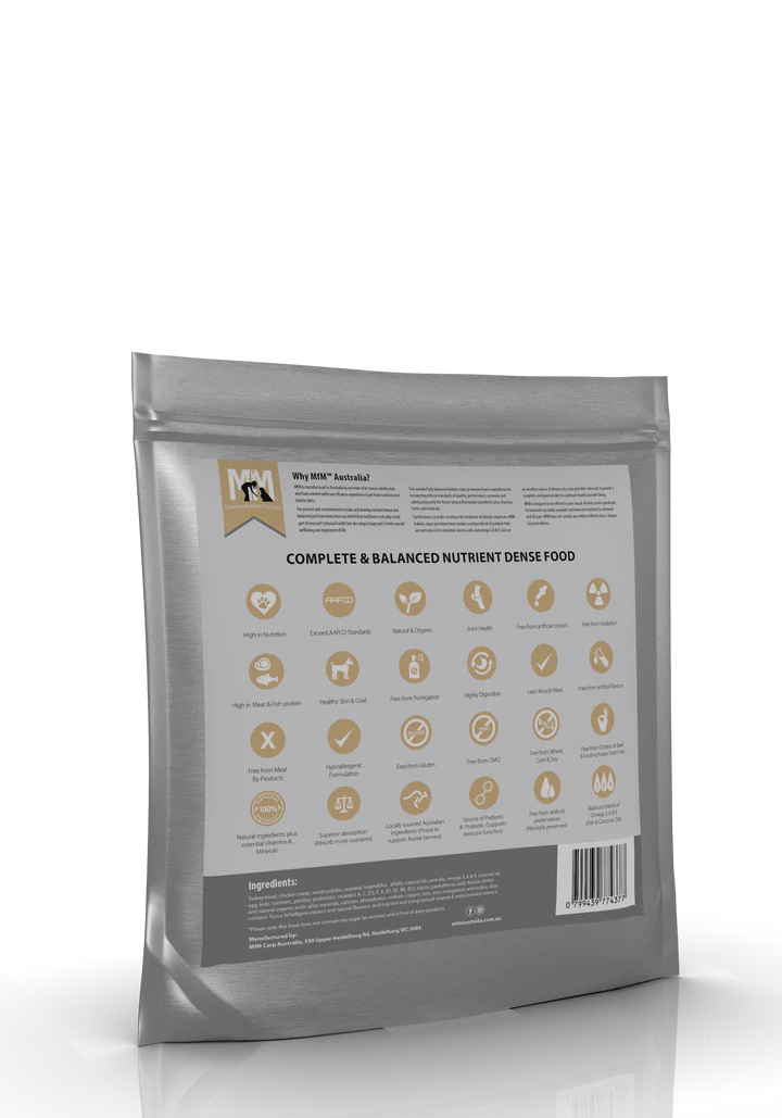 Meals For Mutts Large Kibble Turkey & Chicken Grain & Gluten Free Dry Food for Puppies