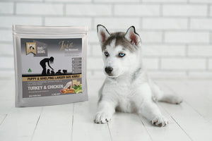 Meals For Mutts Large Kibble Turkey & Chicken Grain & Gluten Free Dry Food for Puppies