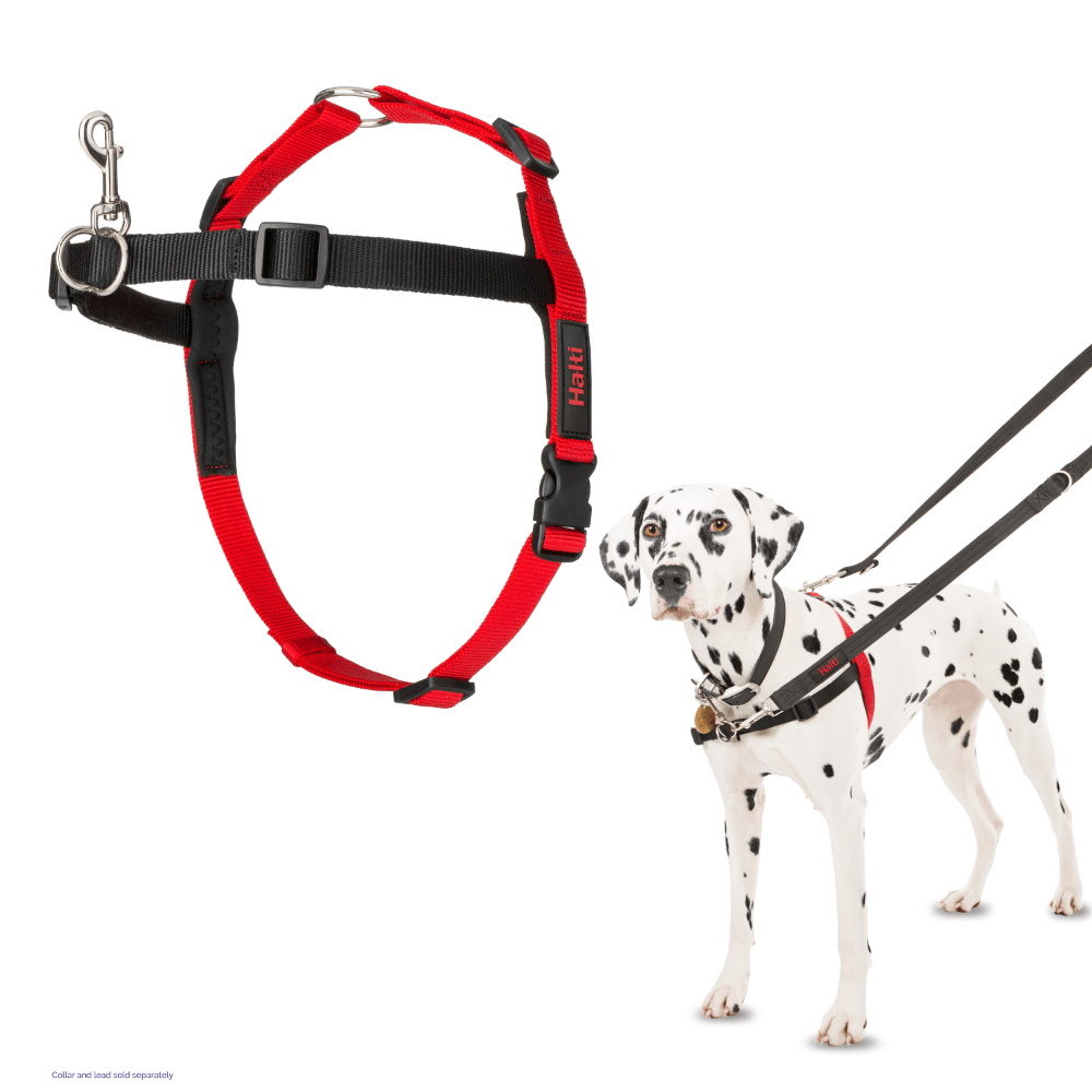 Halti Front Control Harness Black/Red