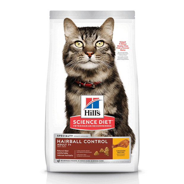 Hills Cat Mature Hairball Control 2KG
