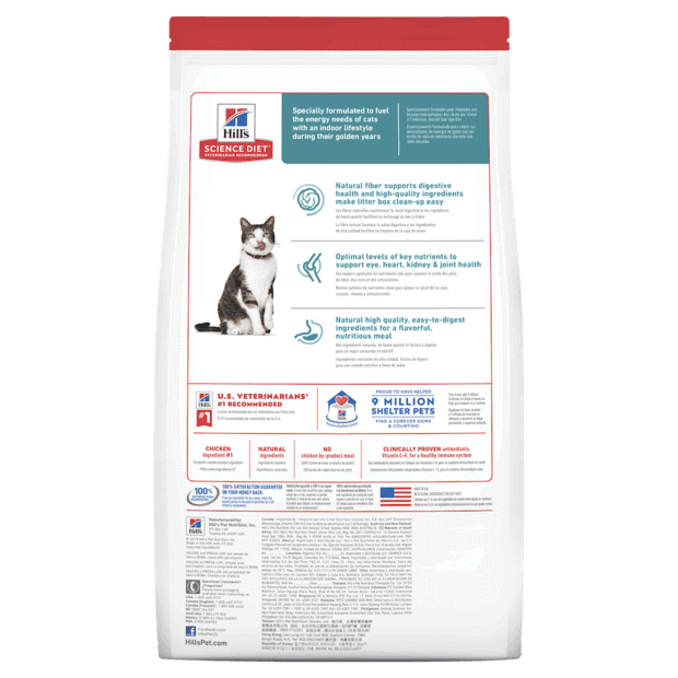 Hill's Science Diet Adult 11+ Indoor Cat Food