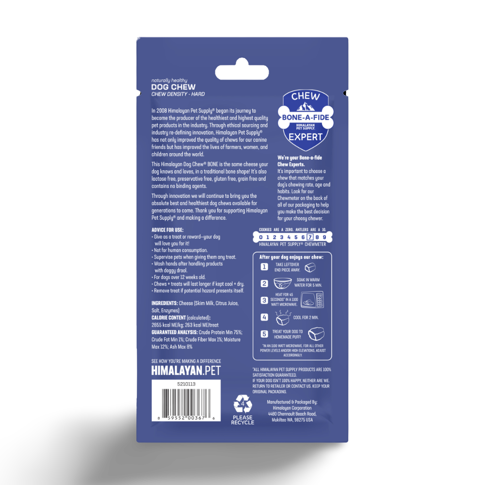 Himalayan Dog Chew Bone - Cheese