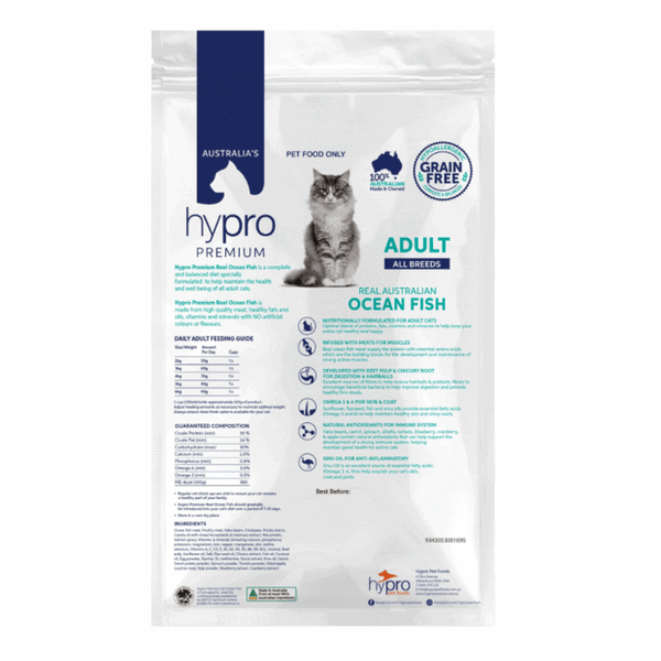 Hypro Premium Grain Free Ocean Fish Cat food