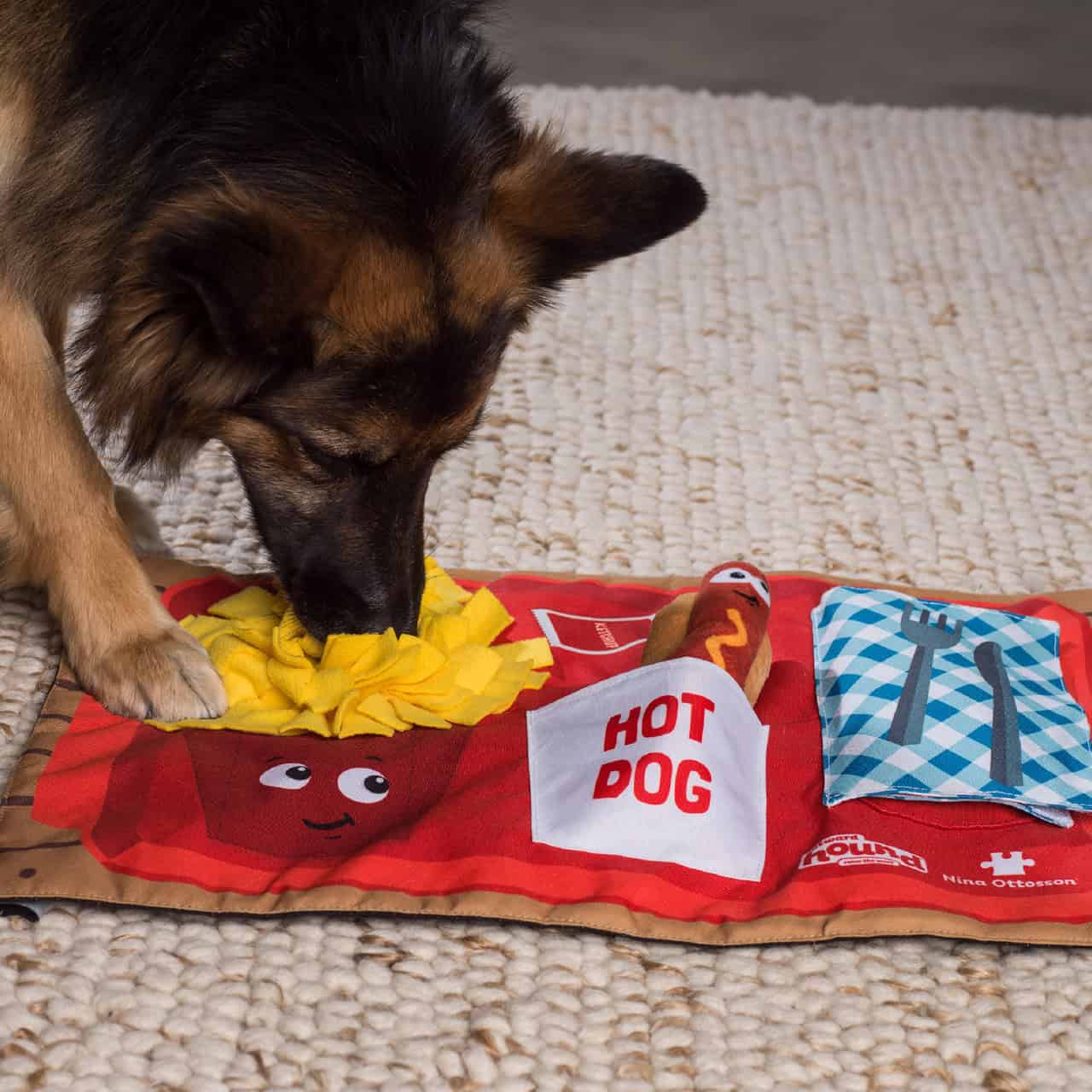 Nina Ottosson Dog Activity Matz - Fast Food Fun