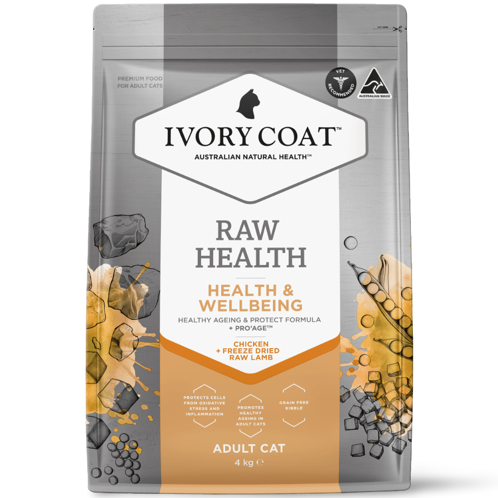 Ivory Coat Raw Health And Vitality Adult Dry Cat Food