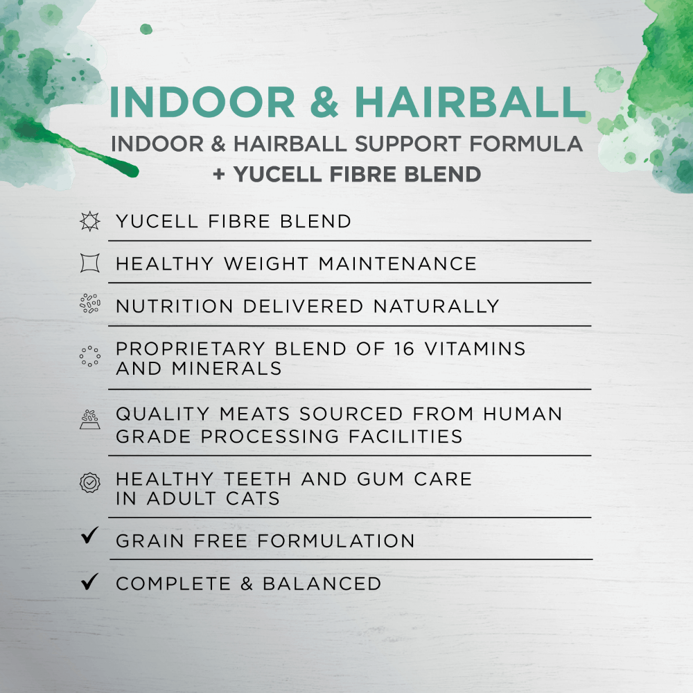Ivory Coat Raw Health Indoor & Hairball Adult Dry Cat Food