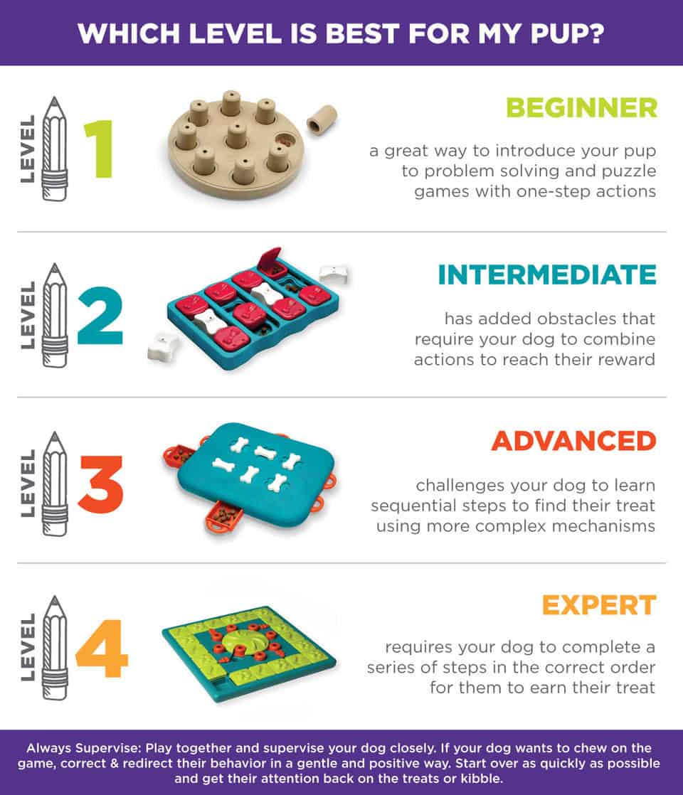 Nina Ottosson Dog Challenge Slider Interactive Treat Puzzle Dog Toy