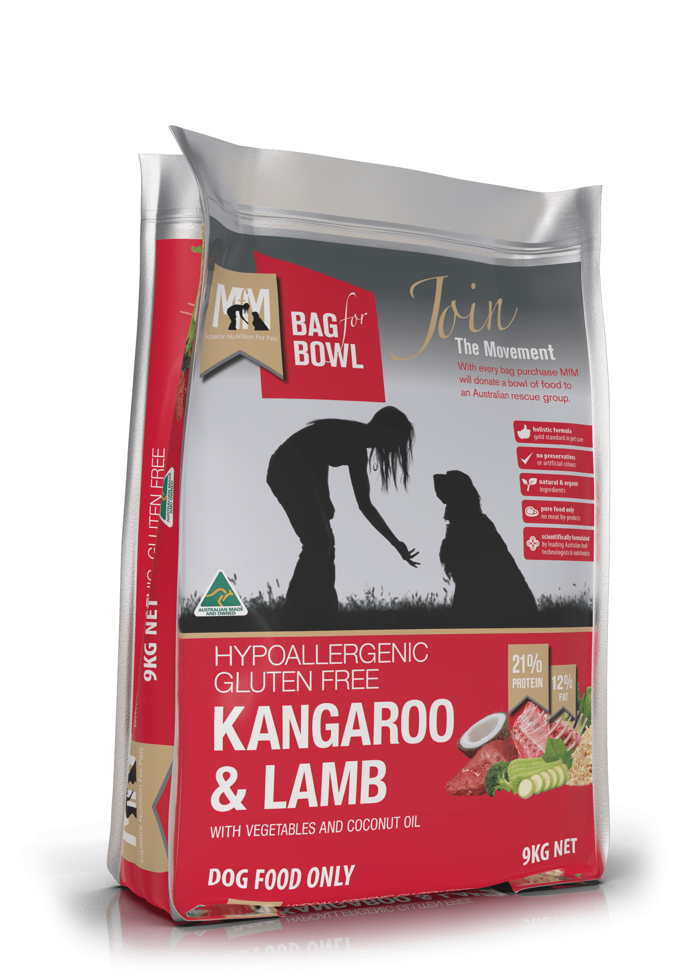 Meals For Mutts Dog Kangaroo & Lamb Gluten Free
