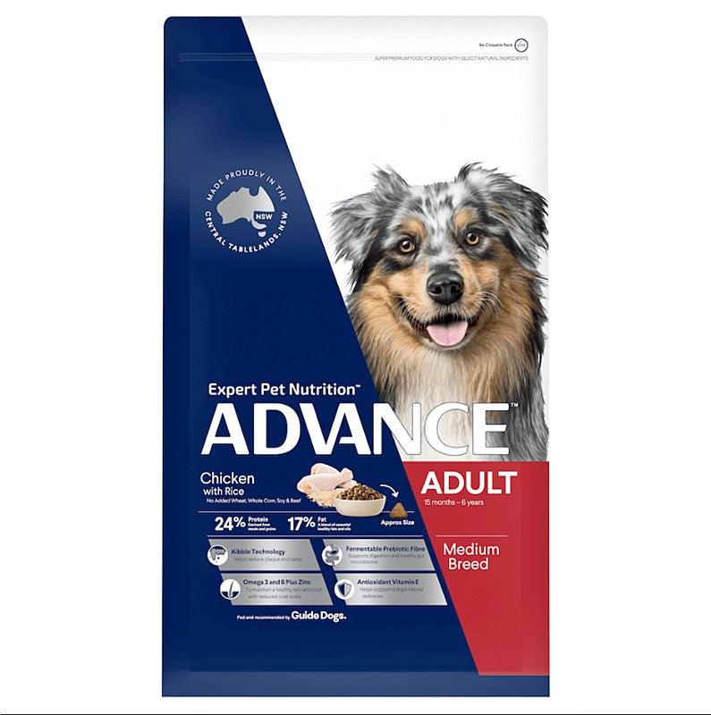 Advance Medium Breed Adult Dog Food Chicken with Rice