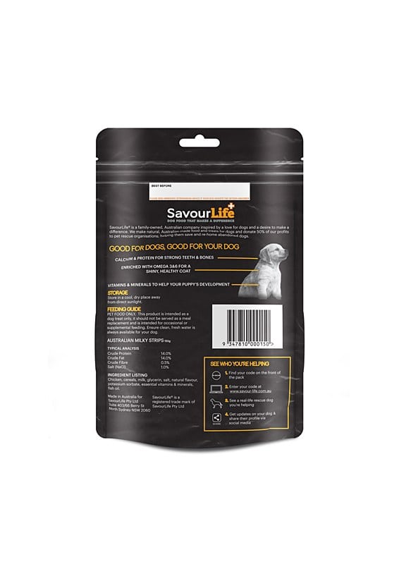 SavourLife Milky Strips 150g