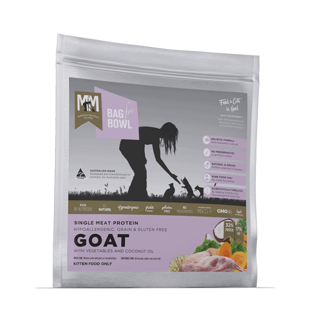 Meals For Meows Single Protein Goat Dry Kitten Food 2.5Kg
