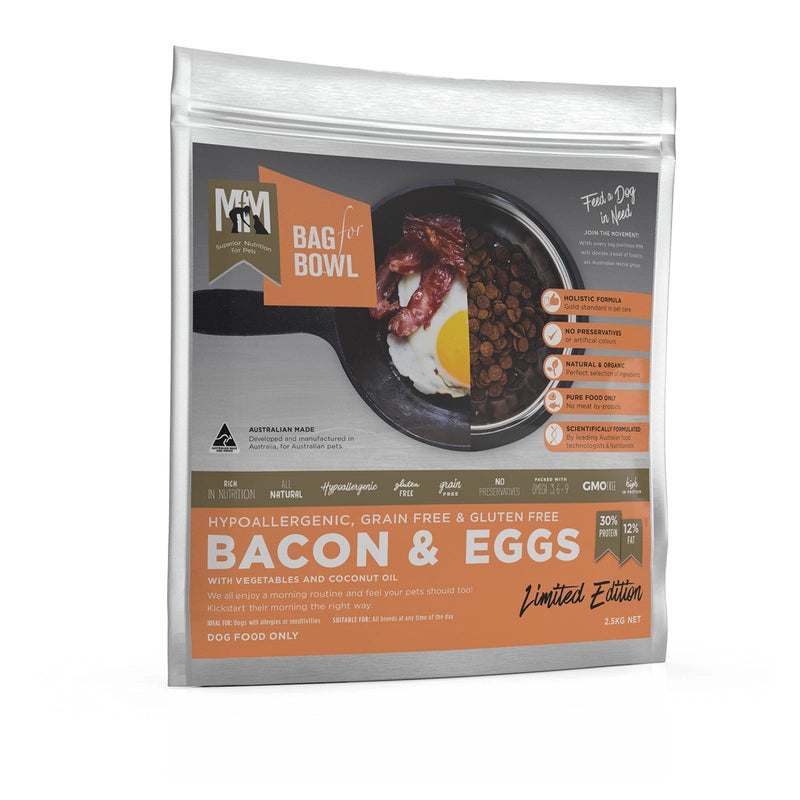 Meals for Mutts Grain & Gluten Free Bacon and Eggs Kibble Dry Dog Food