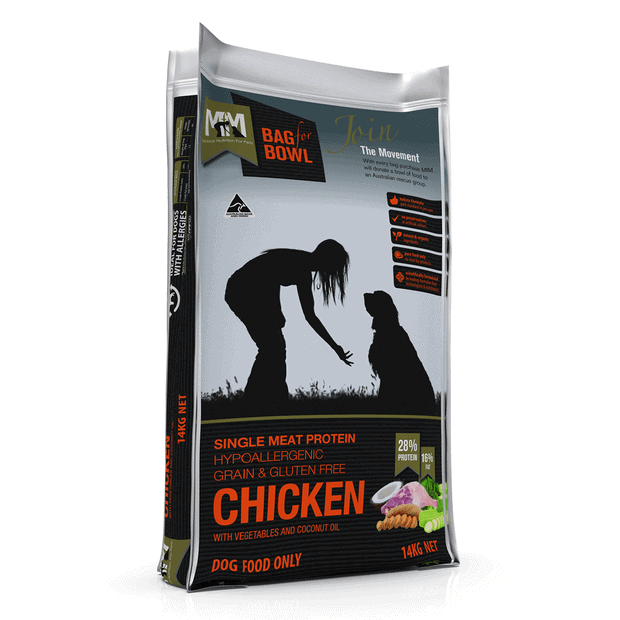 Meals for Mutts Grain & Gluten Free Single Protein Chicken Dry Dog Food