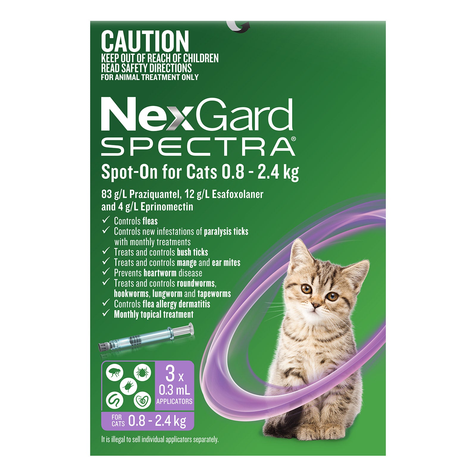 Nexgard Spectra Spot-On For Cats