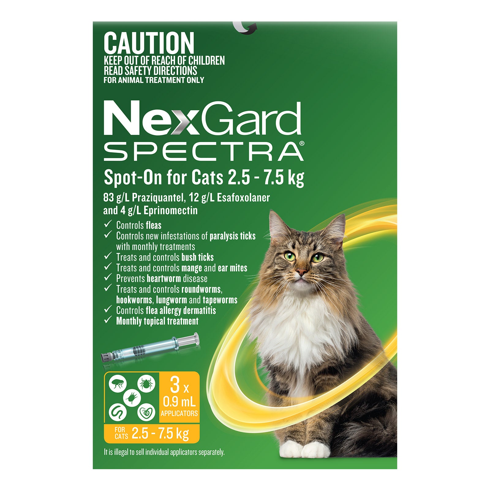 Nexgard Spectra Spot-On For Cats