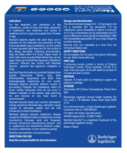 NexGard Spectra Dog XS 2-3.5kg Orange