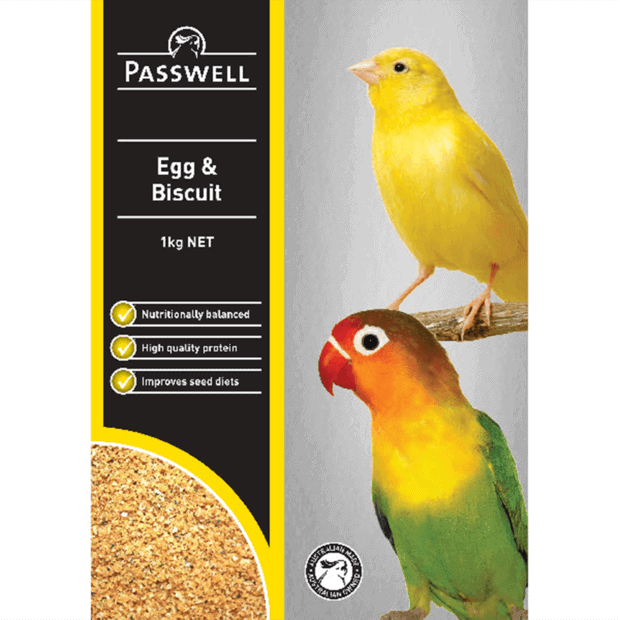 Passwell Egg & Biscuit Bird Food