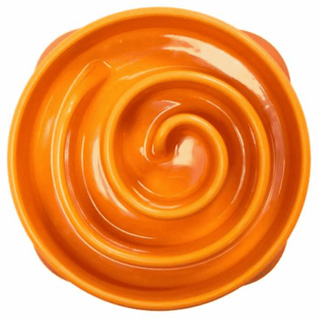 Outward Hound Fun Feeder Mini Dog Bowl - Orange