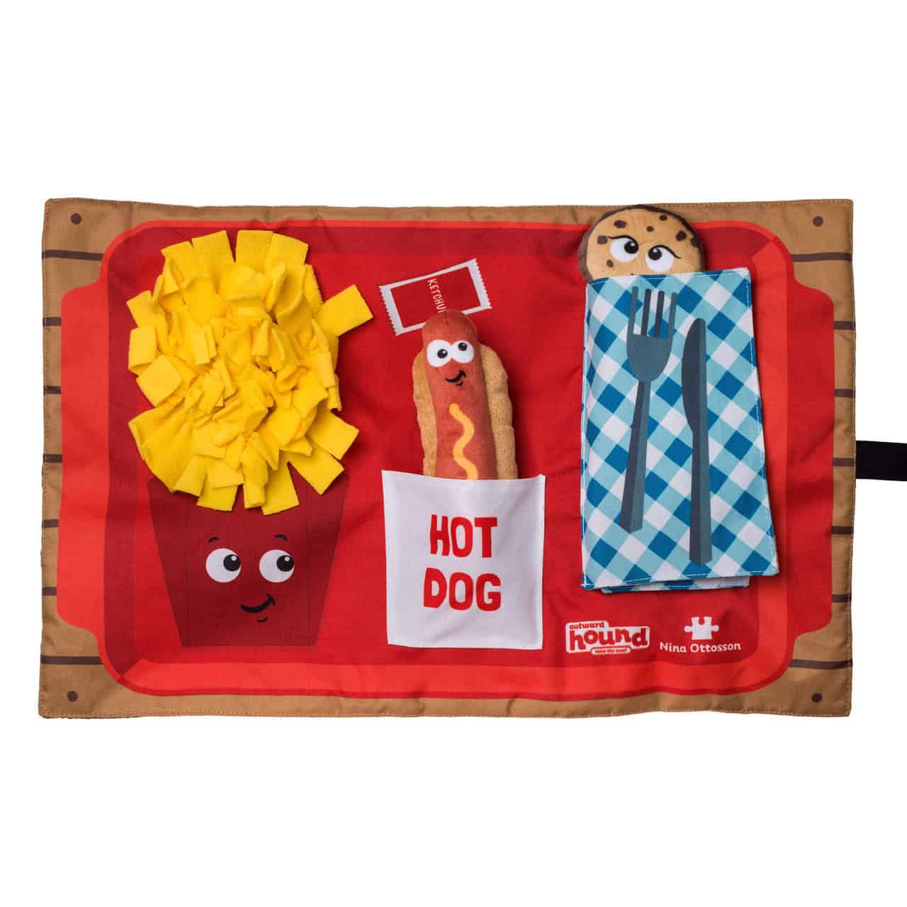 Nina Ottosson Dog Activity Matz - Fast Food Fun
