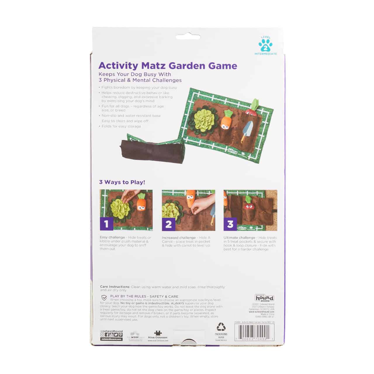 Nina Ottosson Dog Activity Matz - Garden Game
