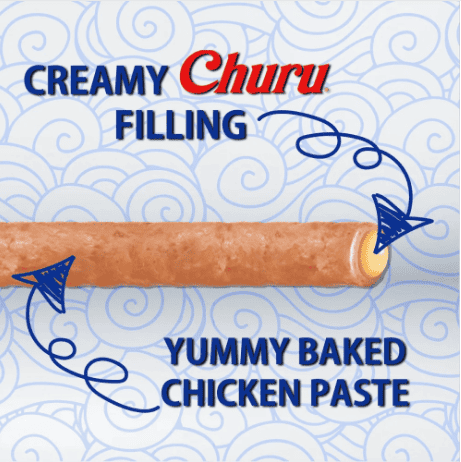Inaba Churu Chicken and Salmon Wraps 8pk 96g